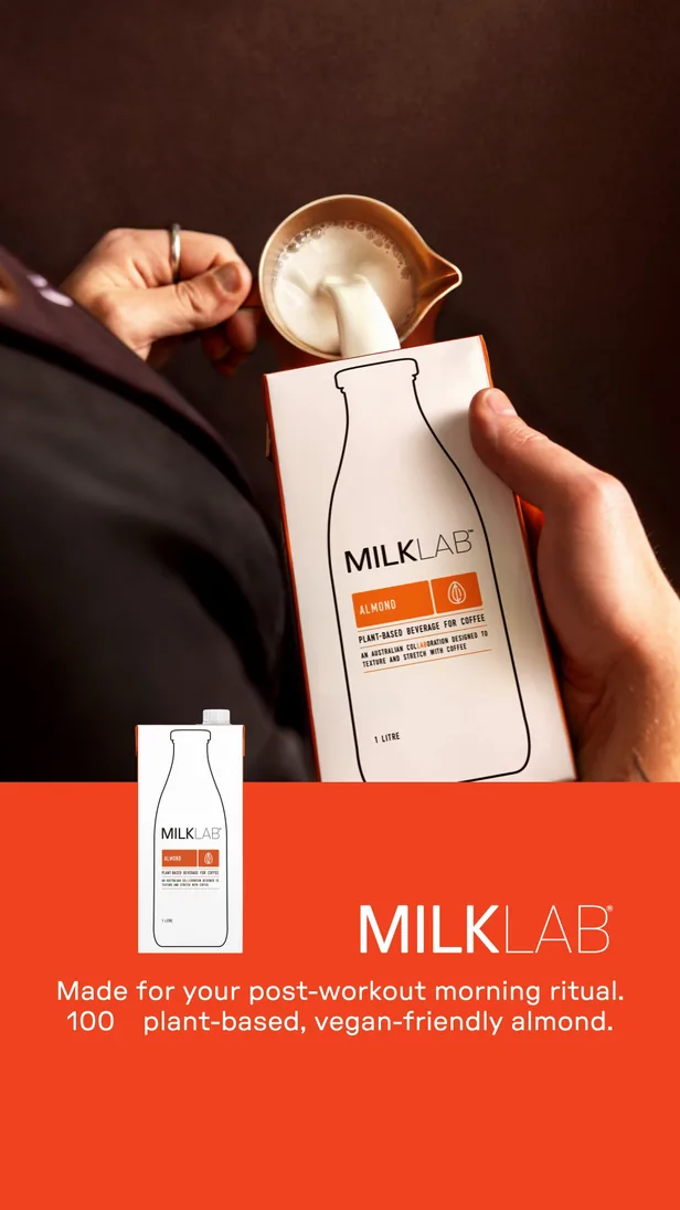 MILKLAB ad creative