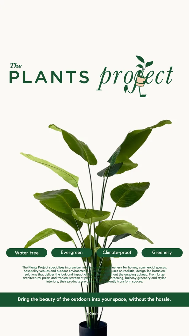 The Plants Project ad creative